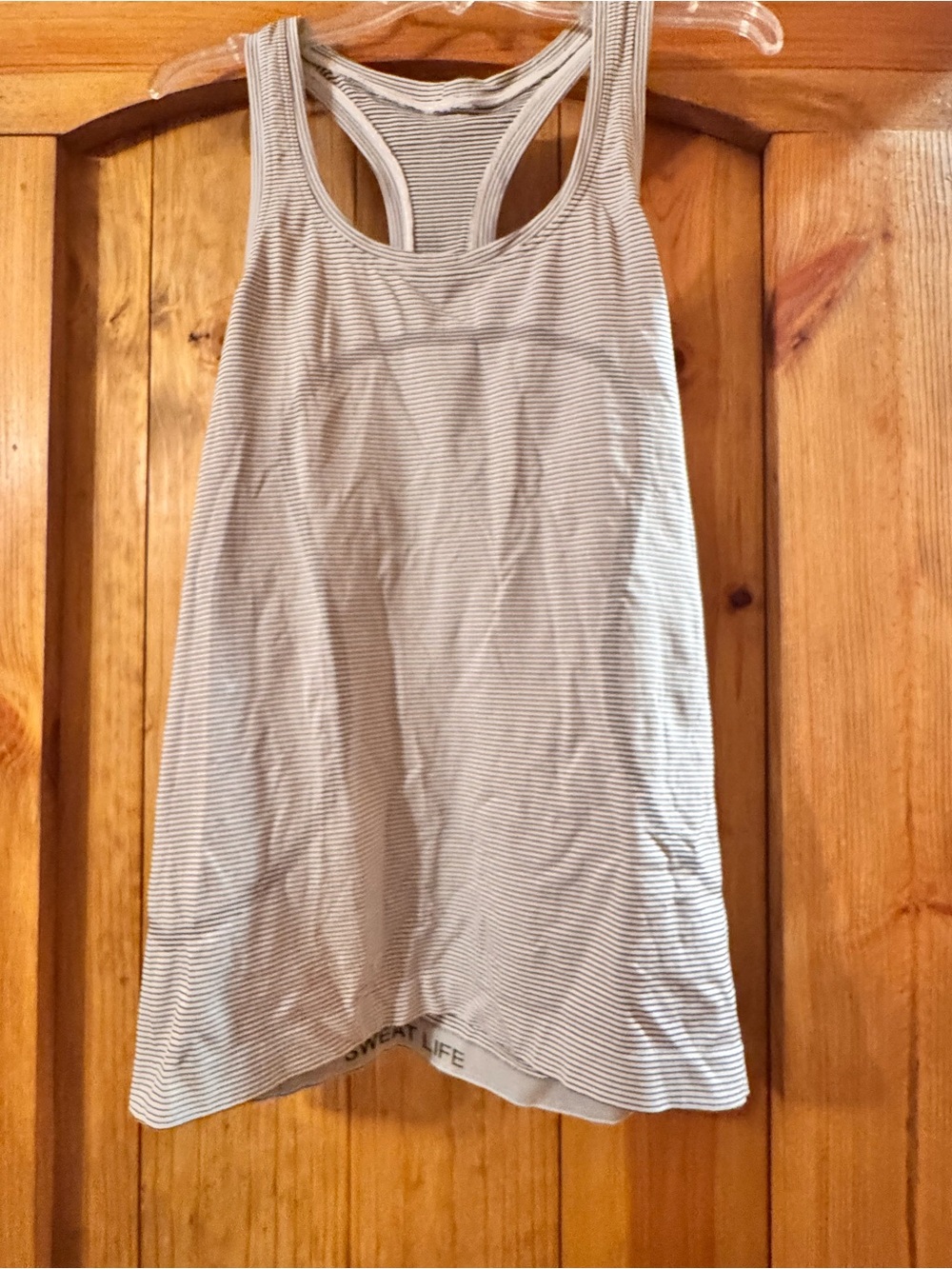 Lululemon Striped Racerback Tank Top